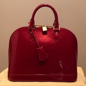 💯 Authentic LOUIS VUITTON Vernis Alma